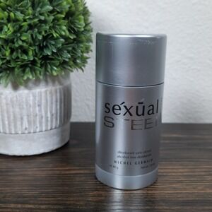 Michel Germain Sexual Steel Pour Homme Alcohol‎ Free Deodorant Stick 2.8oz 80g